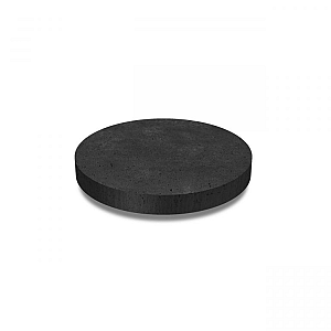 Oud Hollandse ronde tegel 100x7 cm Carbon
