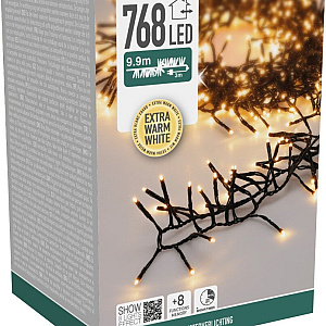 Treecluster 9,9m LED extra warm