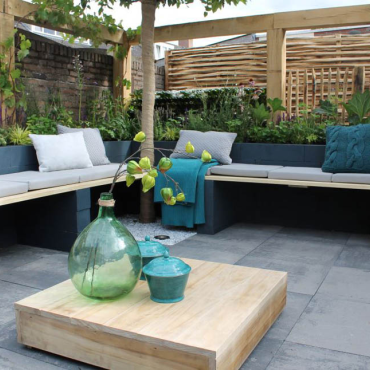 Plaza Plus 60x60x6 Grijs-zwart