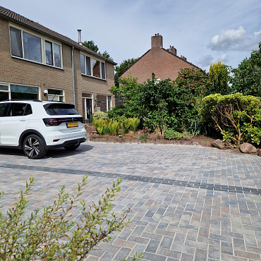 Betonstraatsteen 6 cm tricolore komo