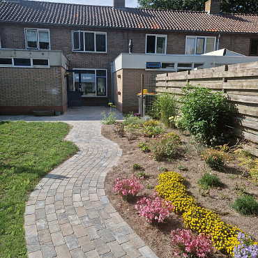 Stonique trommel betonstraatsteen 6 cm musselkalk