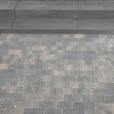 Design brick 6 cm dark sepia mini facet komo