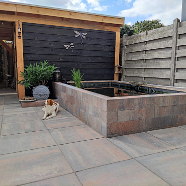 H2O comfort square 60x60x4 cm tricolore