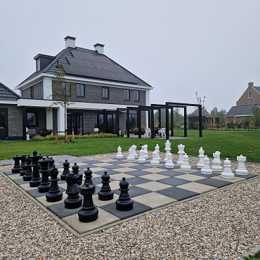 Tegel 50x50x4 cm antraciet komo