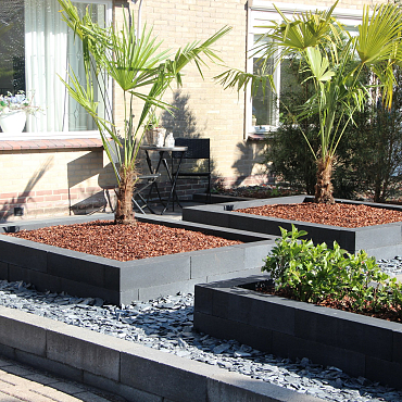 Linea 15x15x45 cm antraciet