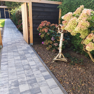 H2O comfort square 20x30x6 cm nero/grey