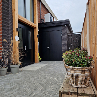 S-top waalformaat 8 cm grijs komo