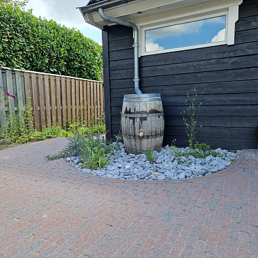 Stonique trommel waalformaat 7 cm oud emmen