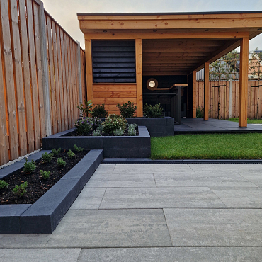 Patio square 40x80x5 cm concrete