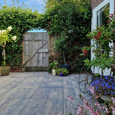 H2O comfort square 60x60x4 cm metallica corten