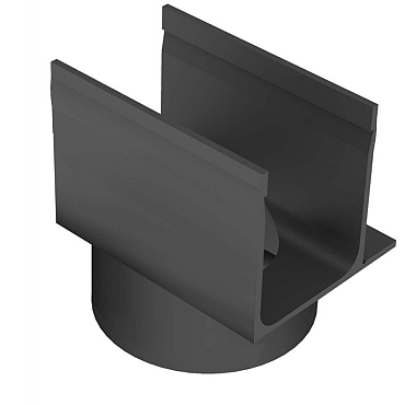 ACO Slim-Line Onderuitloop 80mm excentrisch (voor toepassing tegen de band)