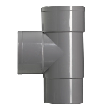 PVC T-stuk 90gr 80x80mm 2XLM lijmverbinding