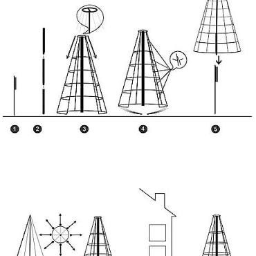 Galaxy 3m LED kerstboom