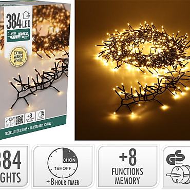 Treecluster 4,9m LED extra warm