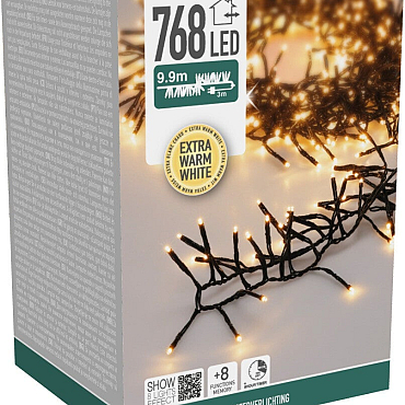Treecluster 9,9m LED extra warm