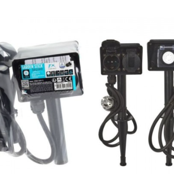 Tuinstekkerdoos met timer