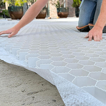 Klikmat 120x80x3,8 zwart met gronddoek