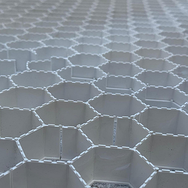 Klikmat 120x80x3,8 wit met gronddoek