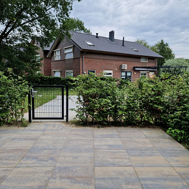 H2O comfort square 60x60x4 cm metallica corten