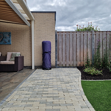 Stonique trommel dikformaat 6 cm oud heeg