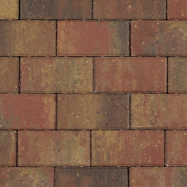 Betonstraatsteen 6 cm oud bont komo