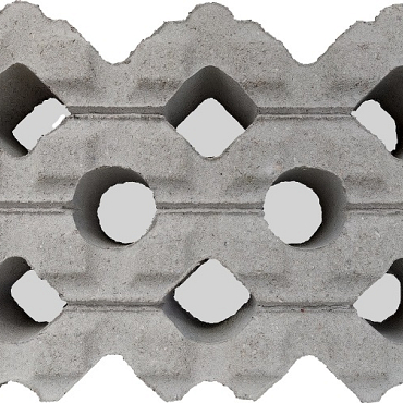 Grasbeton WaterWijs 40x60x10 cm grijs profiel (DR)