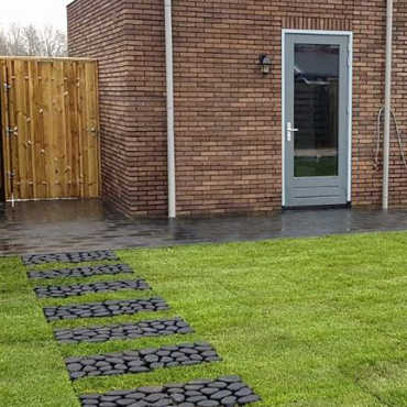 Keigrassteen WaterWijs 45x45x10 cm antraciet