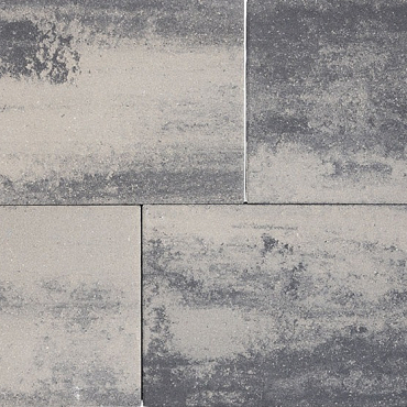 H2O square 40x80x5 cm nero/grey