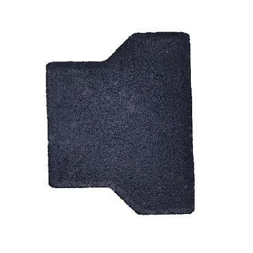 H-verbandsteen half 8 cm antraciet