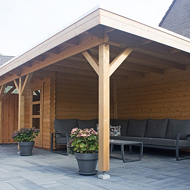 Patio mixed 4 cm nero/grey