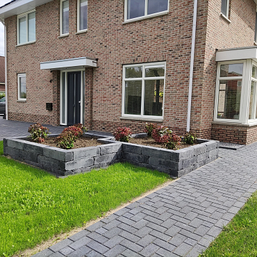 Linea trommel 15x15x60 cm antraciet