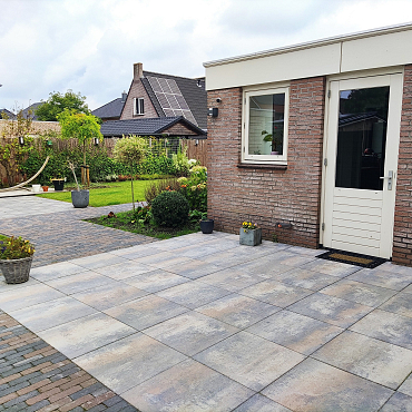 H2O comfort square 60x60x4 cm desert rock