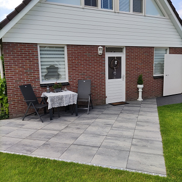 Nature top 60x60x5 cm nero/grey