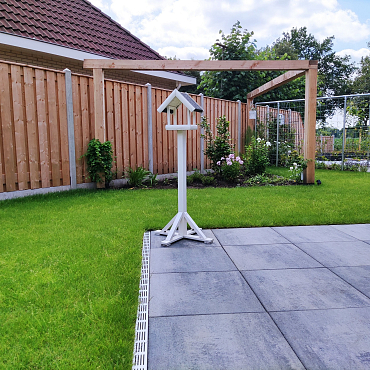 Nature top 60x60x5 cm nero/grey