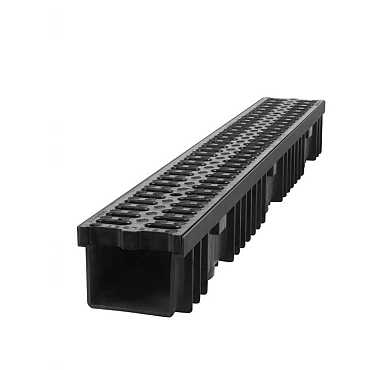 Afvoergoot Zwart 100 cm