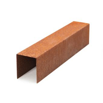 Opsluitband afdekker 6x200x6,5 cm Corten