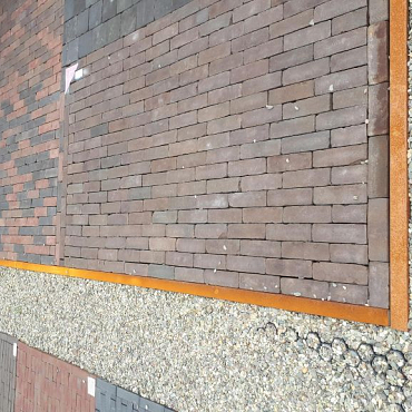 Opsluitband afdekker 6x200x6,5 cm Corten