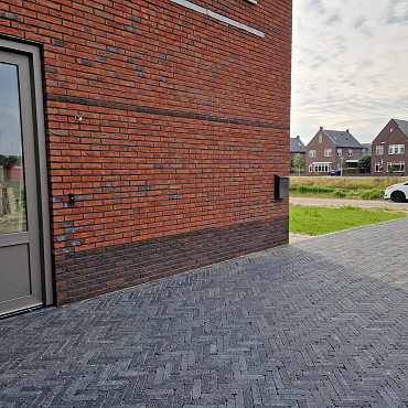 Stonique trommel waalformaat 7 cm antraciet