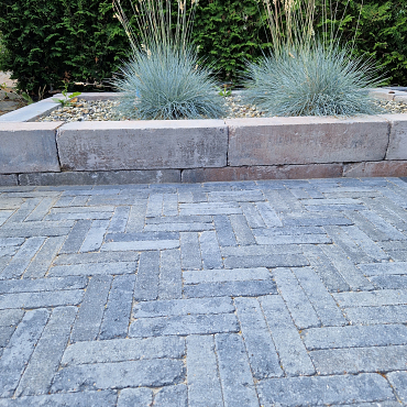 Stonique trommel waalformaat 7 cm grijs/zwart