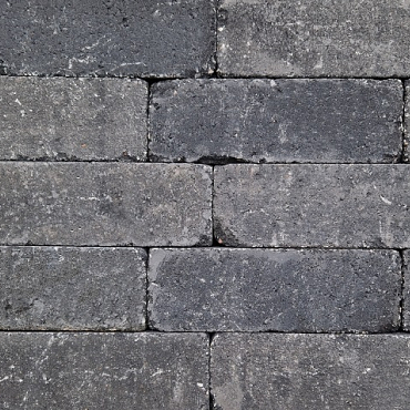 Stonique trommel longstone 7 cm antraciet