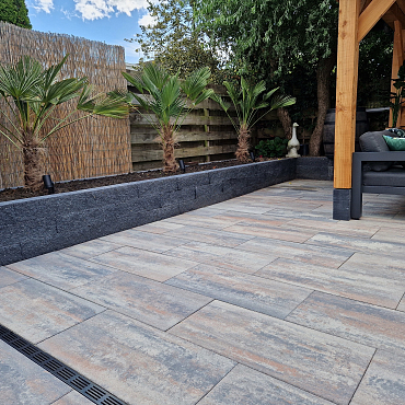 H2O comfort square 40x80x5 cm tricolore