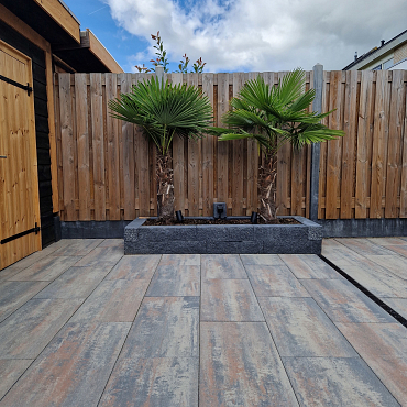 H2O comfort square 40x80x5 cm tricolore