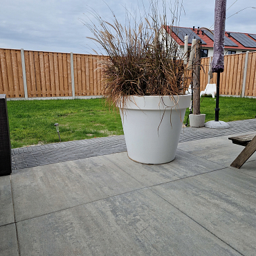 Patio square 90x90x6 cm concrete