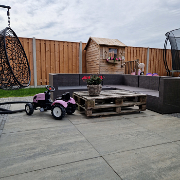 Patio square 90x90x6 cm concrete