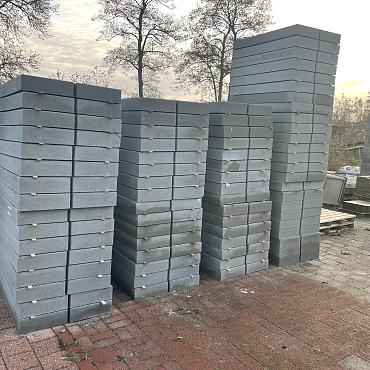 B-keus Betonplaat Agraton 120x80x12 Grijs