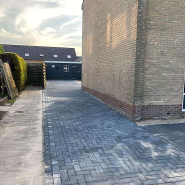 B-keus Klinker 8cm Zwart structuur Kleurvast