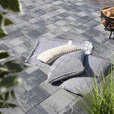 H2O comfort square 20x30x6 cm nero/grey