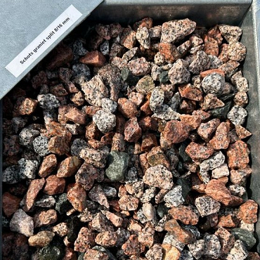 Schots graniet split 8/16 mm 1,0 m3