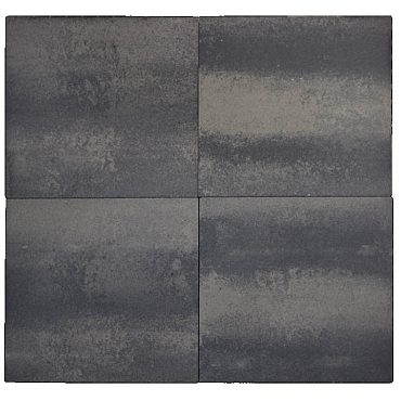 Terratops 60x60x4,7 Grijs/Zwart