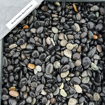 Beach Pebbles Black 8/16 mm 0,7 m3